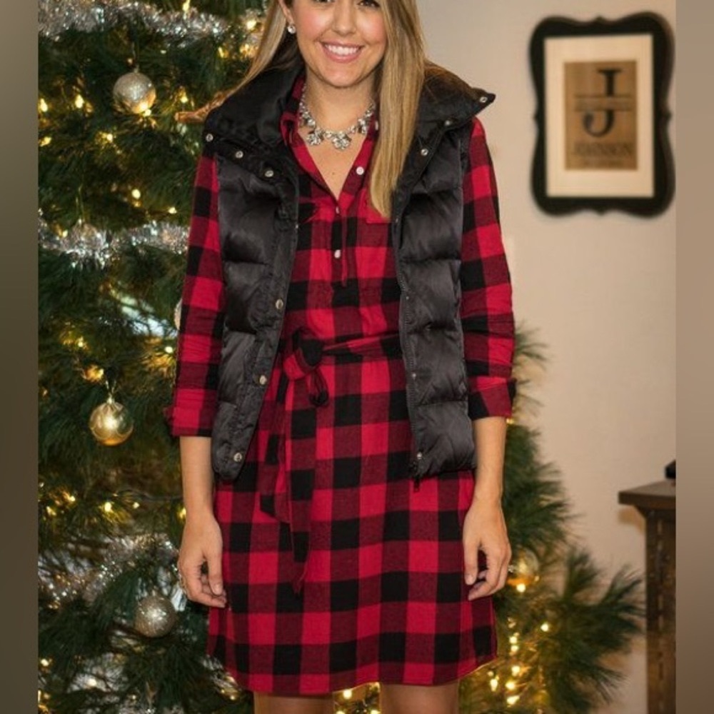Mud Pie Buffalo Check/Plaid Dress